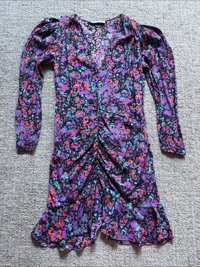 zara green swirl dress | Dresses | Zara Abstract Slip boutiques stores